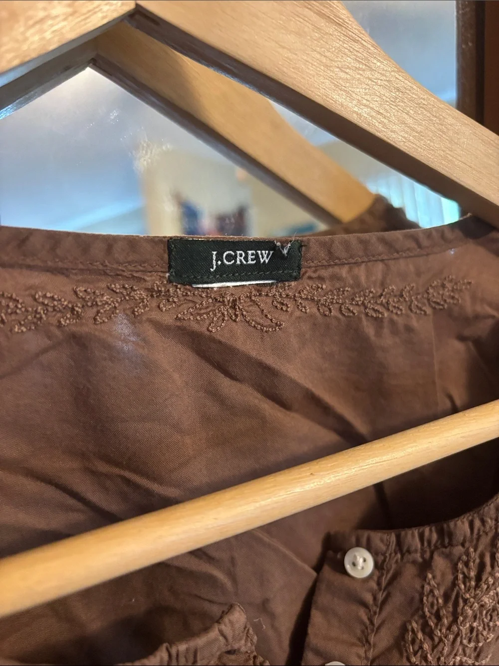 J. Crew Brown Long Sleeve